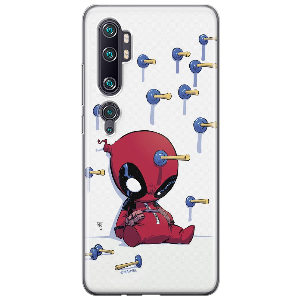 ERT GROUP mobile phone case for Xiaomi MI NOTE 10 / MI NOTE 10 PRO original and officially Licensed Marvel pattern Deadpool 005 optimally adapted to the shape of the mobile phone, case made of TPU