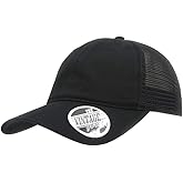 The Vintage Year Washed Cotton Unstructured Soft Mesh Adjustable Trucker Baseball Cap