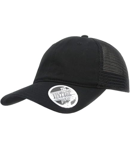 帽子 OVY Cotton 6Panel Snapback Cap (black) OTTO Garment Washed Cotton Twill 6 Panel Low Profile Mesh Back