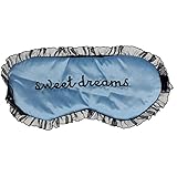 ABC® New Cute Lace Sleeping Eye Mask Blindfold Shade Sleep Aid Satin (Blue)