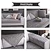 TEWENE Couch Cover, Sofa Cover Couch Covers Sectional Couch Covers Anti-Slip Sofa Slipcover for Dogs Cats Pet Love Seat Light Grey 36''x47'' (Only 1 Piece/Not All Set)