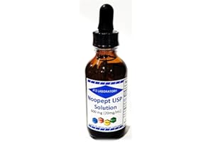 A2Z Laboratories 1 OZ Noopept (Omberacetam) – Solution, 600mg (20mg/mL) / Memory, Energy, Brain, Mood Support. USA Made, Same Day Ship