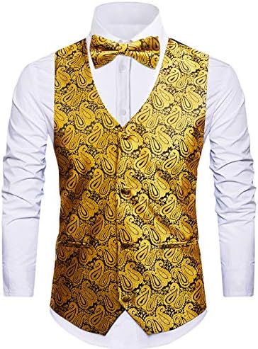 Cyparissus Mens Vest Waistcoat Men's Suit Dress Vest for Men or Tuxedo Vest