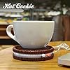Mustard NG1702 USB Cup Mug Warmer Coaster - Dark Brown Hot Cookie