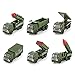 Tuko Pull Back Toy Cars Alloy Die-cast Military Vehicles for kids Ages up 3+