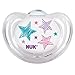 NUK Airflow Orthodontic Pacifier, 0-6 Months, Penguin/Girl, 1 pk