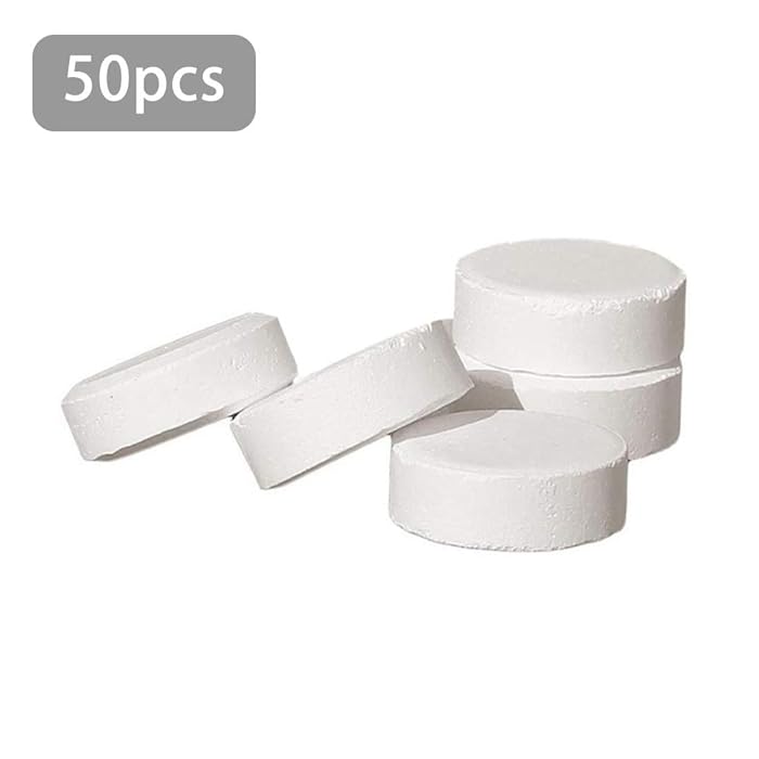 Buy PoeHXtyy 50PCS/100G Swimming Pool Instant Disinfection Tablets