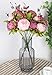 Duovlo Fake Flowers Vintage Artificial Peony Silk Flowers Wedding Home Decoration,Pack of 1 (New Sweetened Bean)