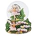 Elanze Designs Fairies Dancing in Tulips 100MM Music Water Globe Plays Tune Dance of The Sugar Plum Fairy