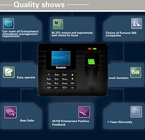 Sandistore-Intelligent-Attendance-Machine-with-Biometric-Fingerprint-Password-Output-Attendance-Report-Directly2000pcs-Fingerprints-StorageSupport-USB-Flash-Disk-Download