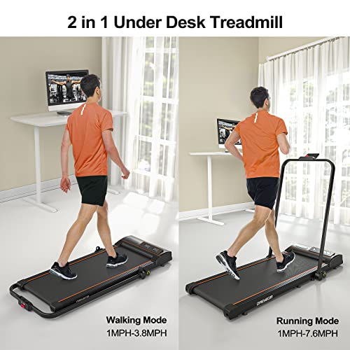 Walking Pad Under Desk Treadmill DAEYEGIM Folding Electric Treadmill