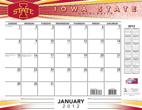 Iowa State Cyclones 2012 Calendar
