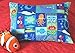 Toddler Pillowcase by Dreamtown Kids, 100% GOTS Certified Organic Cotton, Envelope Style, Hypoallergenic and Handcrafted with Care in the USA! (Sea Life)