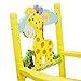 Teamson Kids - Safari Kids Wooden Rocking Chair - Giraffe