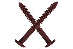 WINDOWPRO Window Shutters Panel Peg Lok Pin Screws Spikes 3 inch 16 Pack Fasteners (Burgundy/Wineberry) Exterior Vinyl Shutter Hardware Strongest Made in USA