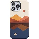 Casely iPhone 16 Pro Max Case | Opposites Attract | Day & Night Mountains | Bold Protective Design | Compatible with MagSafe