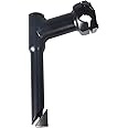 WEEROCK Bike Stem 25.4mm*22.2mm(1 * 0.87 inch) Aluminum Alloy and Steel Gooseneck Shape 220mm/8.66 inch Length Bicycle Stem