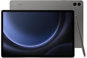 Samsung Galaxy Tab S9 FE+ Plus 12.4” 128GB Android Tablet, Long Battery Life, Powerful Processor, S Pen, 8MP Camera, Lightweight Durable Design, Expandable Storage, US Version, 2023, Gray