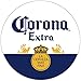Corona Extra Collectors Set 16oz Beer Glasses w/ Corona Surf Board Decal Wrapped Pint Glasses Set of Two (2) with Flip Flop Corona Bottle Opener & Lime Flavored Rimming Salt