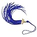LUOEM Graduation Tassels with Gold 2019 Year Charm Academic Graduation Gown Tassels for Graduate Ceremony,Pack of 6 (Dark Blue)