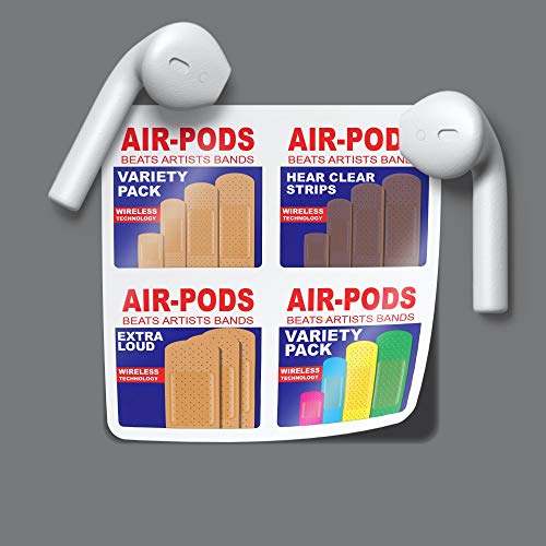 AirPod Case Sticker Decal - Band Aid Disguise, Apple Air Pod Skin Wrap Cover Bandages