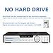 HISVISION 8CH 1080N AHD DVR 5-in-1 Hybrid (1080P NVR+1080N AHD+960H Analog+TVI+CVI) CCTV 8-Channel HDMI QR Code Scan Easy Remote View Email Alerts Home Security Surveillance Camera System(No HDD)