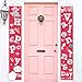 90shine 2PCS Valentines Day Decorations Lighted Banners - Valentine Door Porch Signs Heart Love Hangings Wall Decor Party Supplies(Not Batteries Included)