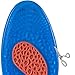 TENWIN GEL Sports Insoles for Shock Absorption, Heel Protection - Unisex Inserts - Relieve Foot Pain, Heel Pain and Against Plantar Fasciitis (US Men's 7.5-14)