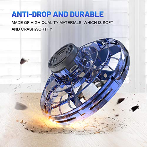 ATHLERIA FlyNova Flying Toys - Hand Operated Drones for Kids or Adults - UFO Drone Flying Toy Hand Controlled Mini Free Flight Paths Creative Toy for Indoor Outdoor, Office, Garden
