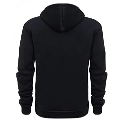 Quarter Zip Pullover Men Long Sleeve Workout Hoodie