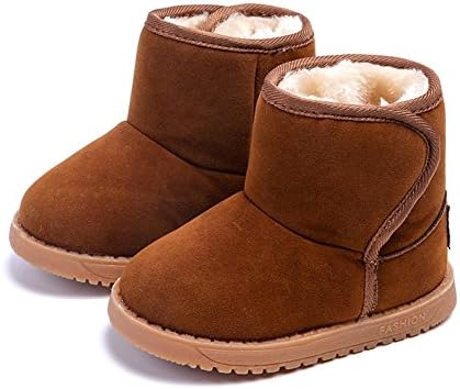 KDHAO Baby Kids Comfortable Casual Shoes Winter Girls Boys Lovely Hiking Snow Boots(Todder/Little Kid)
