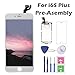 For iPhone 6S Plus Screen Replacement, Arotech Pre-assembled 5.5 Inch LCD 3D Touch Display Digitizer Assembly Kit with Repair Tool, Compatible with A1634 A1687 A1699 All Version (White)