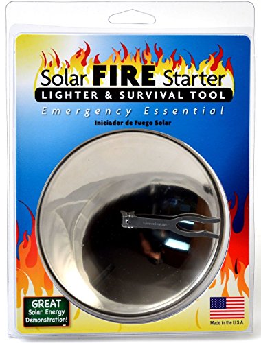 Solar Spark Lighter and Survival Tool