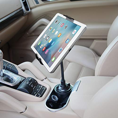 Cellet Multi-Angle Cup Holder Mount: Secure Grip for Your Tablet or Smartphone with 360-Degree Compatible for Apple iPad Pro iPhone 15 14 13 Pro Max Mini SE Galaxy S23 S22 S21 Google Pixel 8 Pro