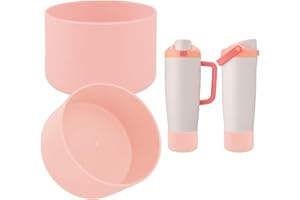 BKBY 2PCS Silicone Boot Compatible with Owala 30oz & 40oz FreeSip Sway Bottles & Tumblers, Protective Anti-Slip Bottom Cover Sleeve for Freesip Sway Tumbler