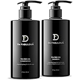 De Fabulous Tea Tree Oil Shampoo and Conditioner Set | (8.5 fl oz)