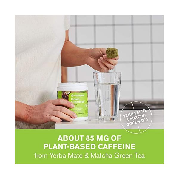 Amazing Grass Greens Blend Energy Smoothie Mix, Super Greens Powder