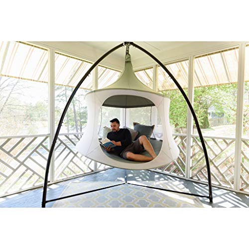 TreePod Cabana 6-Foot Tree Hanging Swinging Suspending Mesh Daybed, Slate Blue