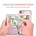 LAMEEKU iPhone SE(2022) iPhone SE(2020) iPhone 7/8 Case Wallet RFID Blocking Leather Credit Card Slot Holder Cover with Zipper Wallet, Protective for Apple iPhone 7/8/SE2/SE3 4.7 inch - Rose Gold