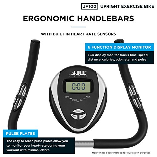 [- JLL Home Exercise Bike JF100, 2018 New Adjustable Magnetic Resistance Cardio Workout, 4kg Two-Wa