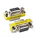 BeElion 2Pack DB9 Serial RS232 Female to Female Slimline Data Transfer Coupler Adapter,Gender Changer