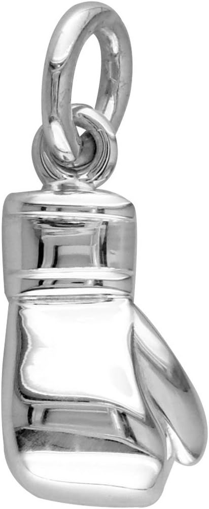 SZIROSolid Boxing Glove Charm in Sterling Silver