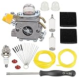 Hayskill 308054043 Carburetor for Homelite Ryobi Poulan Craftsman 26cc 30cc Trimmer Blower Zama C1U-H60 C1U-H60D C1U-H60E Carb Replace 308054013 308054012 308054004 308054008