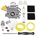 Hayskill 308054043 Carburetor for Homelite Ryobi Poulan Craftsman 26cc 30cc Trimmer Blower Zama C1U-H60 C1U-H60D C1U-H60E Carb Replace 308054013 308054012 308054004 308054008