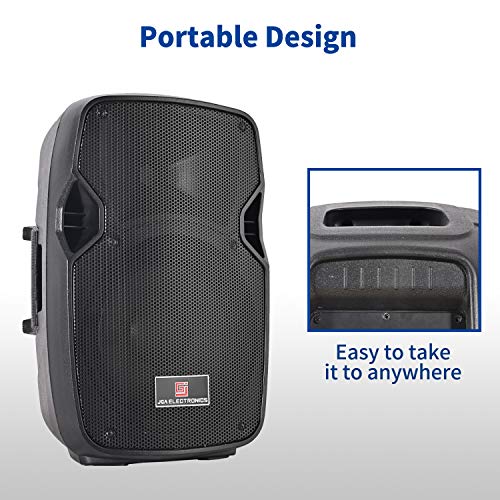 JGA ELECTIONCS PA Speaker System 10" Woofer with Tripod, Active Speaker
