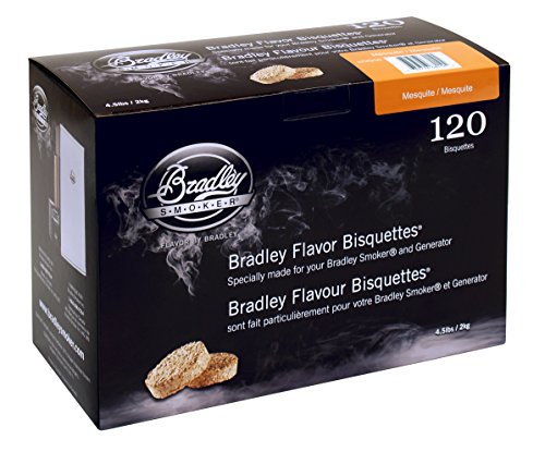 Bradley Smoker BTMQ120 Smoker Chips, Mesquite