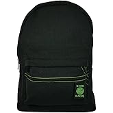 DIME BAGS Study Backpack with 15" Padded Laptop Sleeve, Durable Hempster Exterior, 5 Compartments & Hidden Pocket, Comfortable Adjustable Shoulder Straps, Bag for School, Work & Travel (Black)