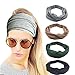 4 Pack Women Headbands Elastic Turban Head Wrap Headband Twisted Hair Band Cute Hair Accessories H1