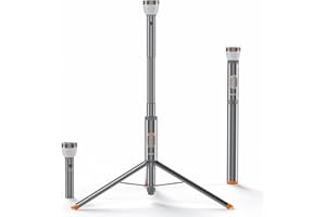 Camping Light Telescopic Collapsible 800 Lumens IP65 Waterproof Smart Remote Magnetic Base USB Rechargeable Battery Adjustabl