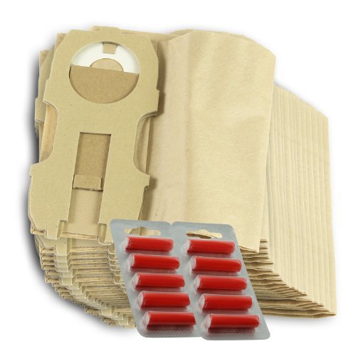 First4spares Dust Bags for Vorwerk Vacuum Cleaners (20 Pack + 10 Bag Freshener Sticks)